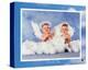 Heavenly Kids, Two Angels-Tom Arma-Stretched Canvas