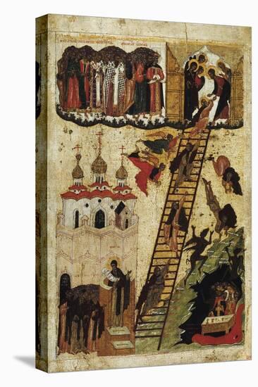 Heavenly Ladder of St. John Climacus (Tempera on Panel)-Russian-Premier Image Canvas