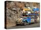 Heavily Loaded Jeepney, a Typical Local Bus, on Kennon Road, Rosario-Baguio, Luzon, Philippines-null-Premier Image Canvas