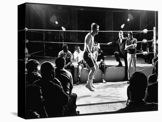 Heavyweight Boxing Contender Jerry Quarry Jumping Rope During His Training at Caesar's Palace-Richard Meek-Premier Image Canvas