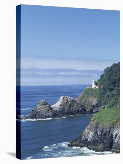 Heceta Head Lighthouse and Seastacks, Cape Sebestian, Oregon, USA-Merrill Images-Premier Image Canvas