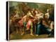 Hector Bidding Farewell to His Son and Andromache-Jean Bernard Restout-Premier Image Canvas