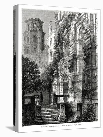Heidelberg Castle, Germany, 1886-Francois Stroobant-Premier Image Canvas