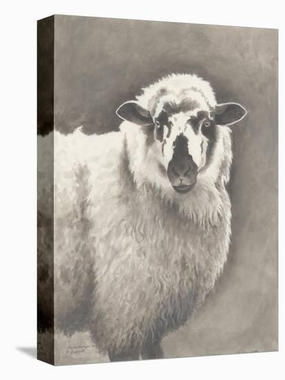 Heirloom Madras Sheep-Gwendolyn Babbitt-Stretched Canvas