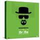 Heisenberg Poster-NaxArt-Stretched Canvas