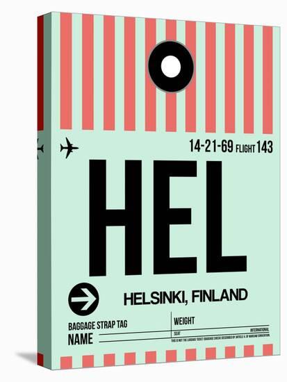 HEL Helsinki Luggage Tag I-NaxArt-Stretched Canvas