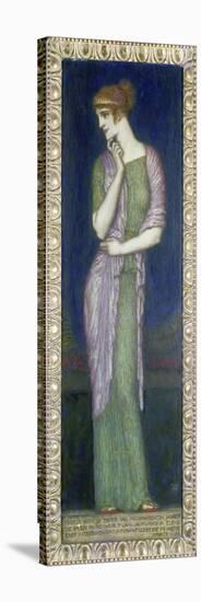 Helena. Tafelbild auf Holz mit einem Vers aus der Illias-Franz von Stuck-Premier Image Canvas