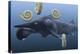 Helicoprion, with Ammonites-Christian Darkin-Premier Image Canvas