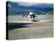Helicopter Lifting Off, Juneau, Alaska, USA-Terry Eggers-Premier Image Canvas