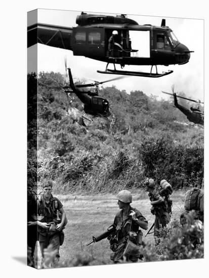 Helicopters Drop Troops-Associated Press-Premier Image Canvas