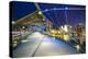 Helix Bridge leading to the Marina Bay Sands, Marina Bay, Singapore, Southeast Asia, Asia-Fraser Hall-Premier Image Canvas