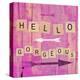 Hello Gorgeous-Sheldon Lewis-Stretched Canvas