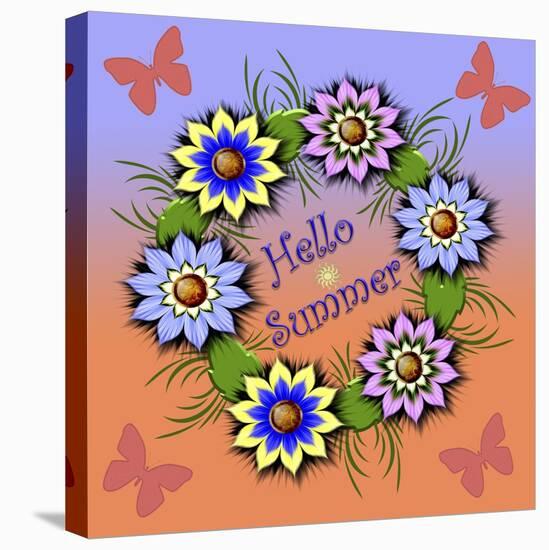 Hello Summer-Fractalicious-Premier Image Canvas