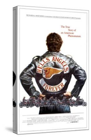 1983 HELLS ANGELS FOREVER VINTAGE DOCUMENTARY MOVIE Poster Fabric HD PRINT