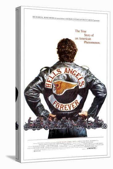 HELLS ANGELS FOREVER, poster art, 1983, ©RKR/courtesy Everett Collection-null-Stretched Canvas