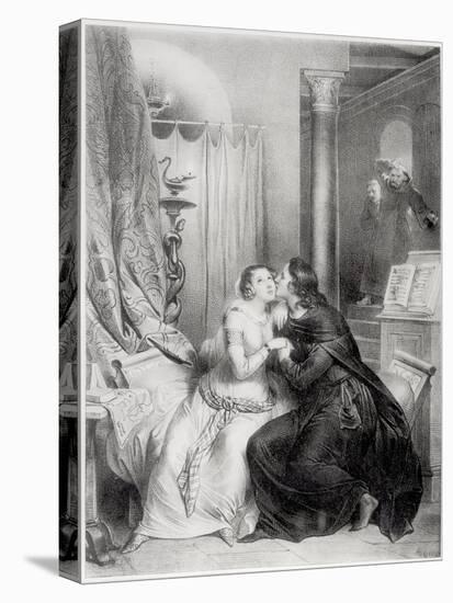 Heloise and Abelard-Achille Deveria-Premier Image Canvas
