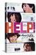 Help!, The Beatles, Japanese Poster Art, 1965-null-Stretched Canvas