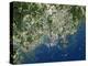 Helsinki, Satellite Image-PLANETOBSERVER-Premier Image Canvas