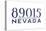 Henderson, Nevada - 89015 Zip Code (Blue)-Lantern Press-Stretched Canvas