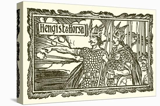 Hengist and Horsa-English School-Premier Image Canvas