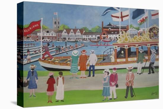 Henley - the Glorianna, 2012 (Gouache on Paper)-Judy Joel-Premier Image Canvas