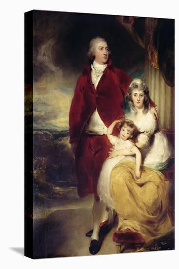 Henry, 10th Earl and 1st Marquess of Exeter, His Wife Sarah and Daughter Lady Sophia Cecil-Thomas Lawrence-Premier Image Canvas