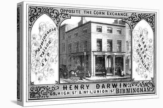 Henry Darwin Tailor's Shop, Birmingham, 19th Century-T Underwood-Premier Image Canvas