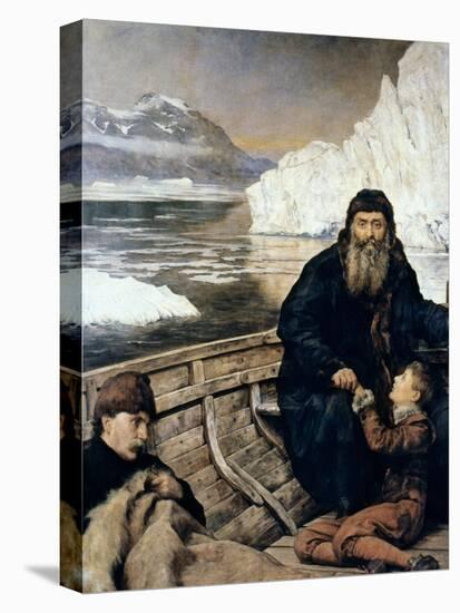 Henry Hudson And Son-John Collier-Premier Image Canvas