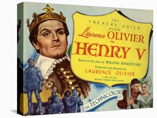 Henry V, 1944, Directed by Laurence Olivier-null-Premier Image Canvas