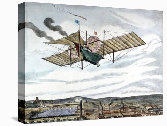 Henson and Stringfellow's 1843 Design for Steam-Powered Flying Machine, 1843-null-Premier Image Canvas