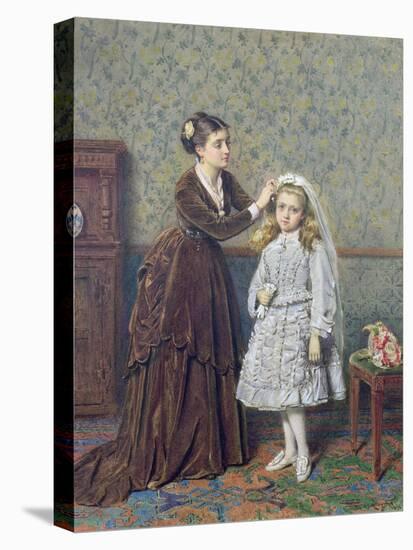 Her First Communion-George Goodwin Kilburne-Premier Image Canvas