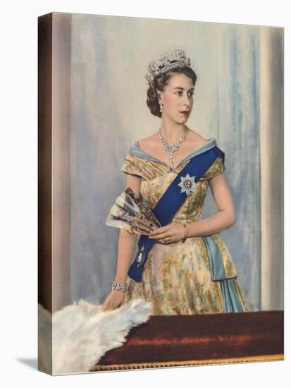 'Her Majesty Queen Elizabeth II', c1953-Unknown-Premier Image Canvas