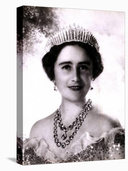 Her Majesty Queen Elizabeth, the Queen Mother, in Tiara and Gown, 4 August 1900 - 30 March 2002-Cecil Beaton-Premier Image Canvas