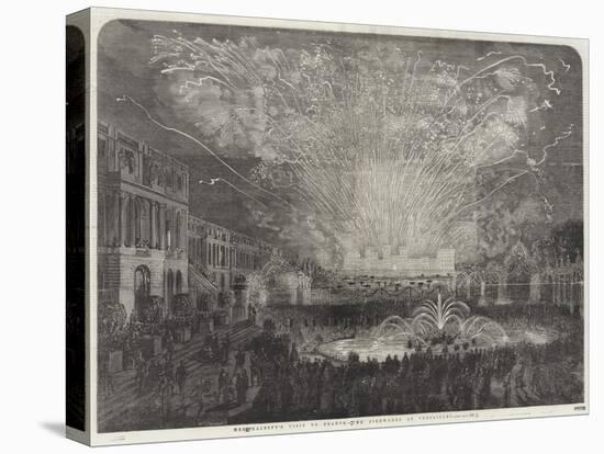 Her Majesty's Visit to France, the Fireworks at Versailles-null-Premier Image Canvas