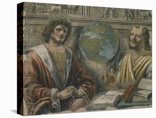 Heraclitus and Democritus from a Fresco Originally in the "Sala Dei Baroni" of Palazzo Panigarola-Donato Bramante-Premier Image Canvas