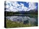 Herbert Lake and Bow Range, Banff National Park, UNESCO World Heritage Site, Alberta, Rocky Mountai-Hans Peter Merten-Premier Image Canvas