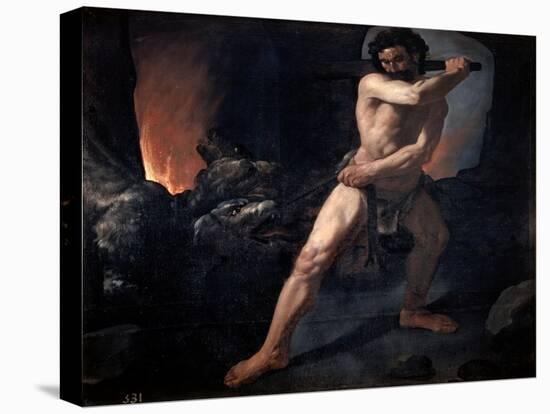 Hercules and Cerberus, C1634-Francisco de Zurbarán-Premier Image Canvas