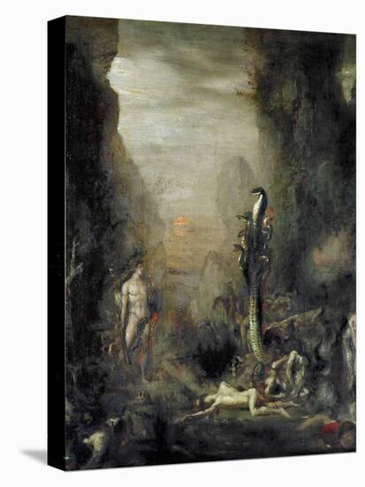 Hercules and the Lernaean Hydra, after Gustave Moreau, circa 1876-Narcisse Berchere-Premier Image Canvas