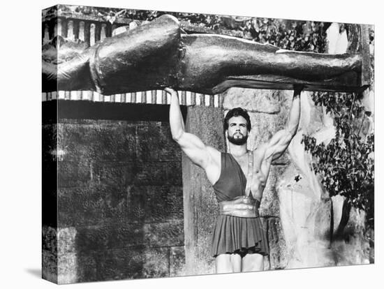 Hercules Unchained, (Aka Ercole E La Regina Di Lidia), Steve Reeves, 1959-null-Stretched Canvas