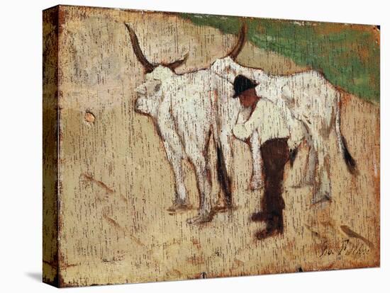 Herdsman and Cattle-Giovanni Fattori-Premier Image Canvas