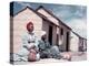 Herero Tribeswomen Wearing Turban and Dangling Earrings, Windhoek, Namibia 1950-Margaret Bourke-White-Premier Image Canvas