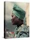 Herero Tribeswomen Wearing Turban and Dangling Earrings, Windhoek, Namibia 1953-Margaret Bourke-White-Premier Image Canvas