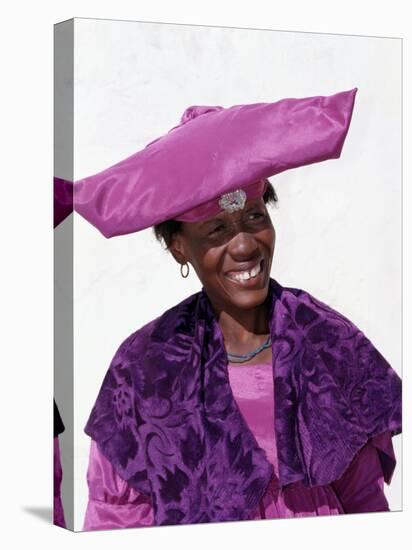 Herero Woman in Traditional Attire, Namibia-Nigel Pavitt-Premier Image Canvas