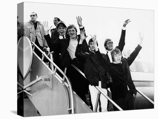 Herman's Hermits Arrive in New York from a Tour of Japan, Feb-null-Stretched Canvas