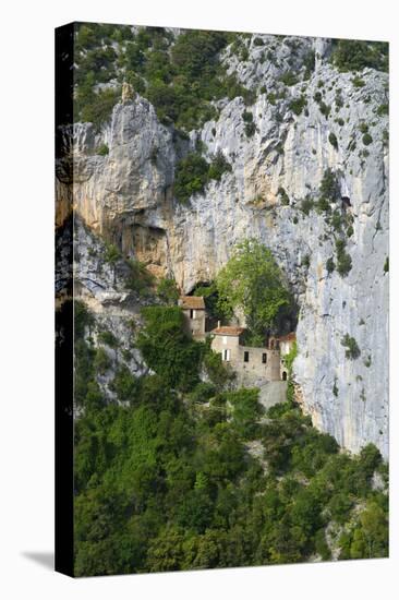 Hermitage in Galamus Gorge, French Pyrenees, France-Rob Cousins-Premier Image Canvas