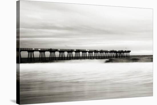 Hermosa Pier-Shane Settle-Stretched Canvas