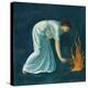 Hero war in der griechischen Mythologie eine Priesterin der Aphrodite in Sestos-Edward Burne-Jones-Premier Image Canvas