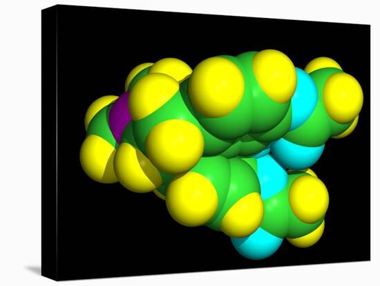 Heroin Molecule-Dr. Tim Evans-Premier Image Canvas