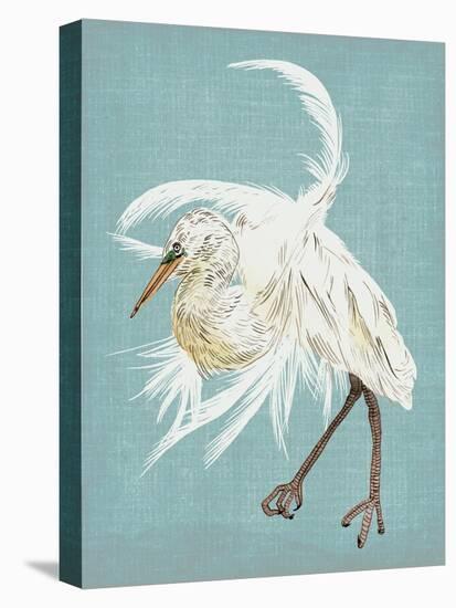 Heron Plumage IV-Melissa Wang-Stretched Canvas