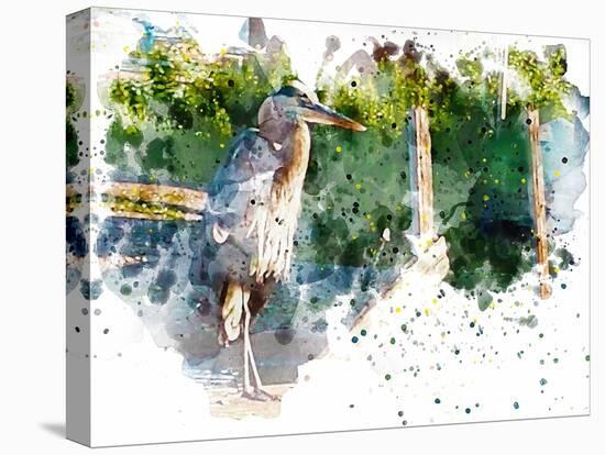 Heron-Chamira Young-Stretched Canvas